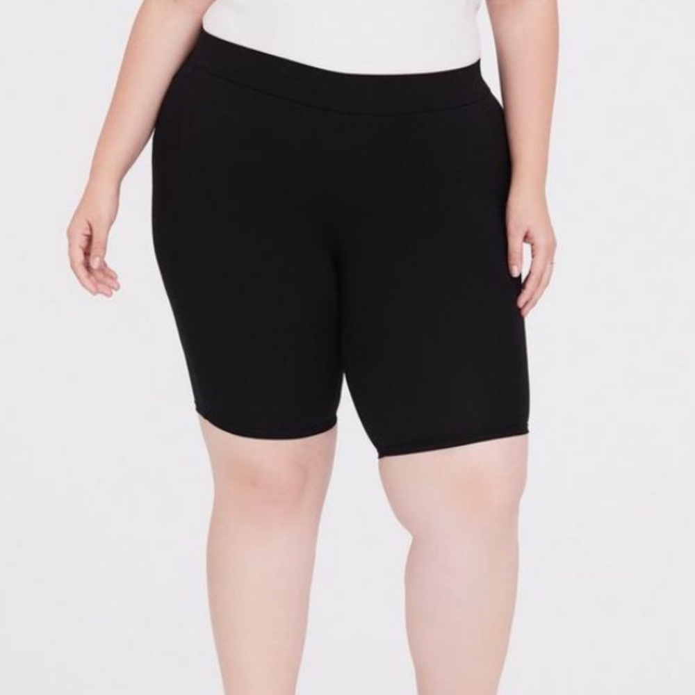 Torrid Black Slim Fix Bike Short 3X